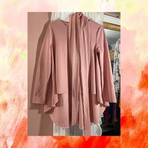 Pink high/low tunic top